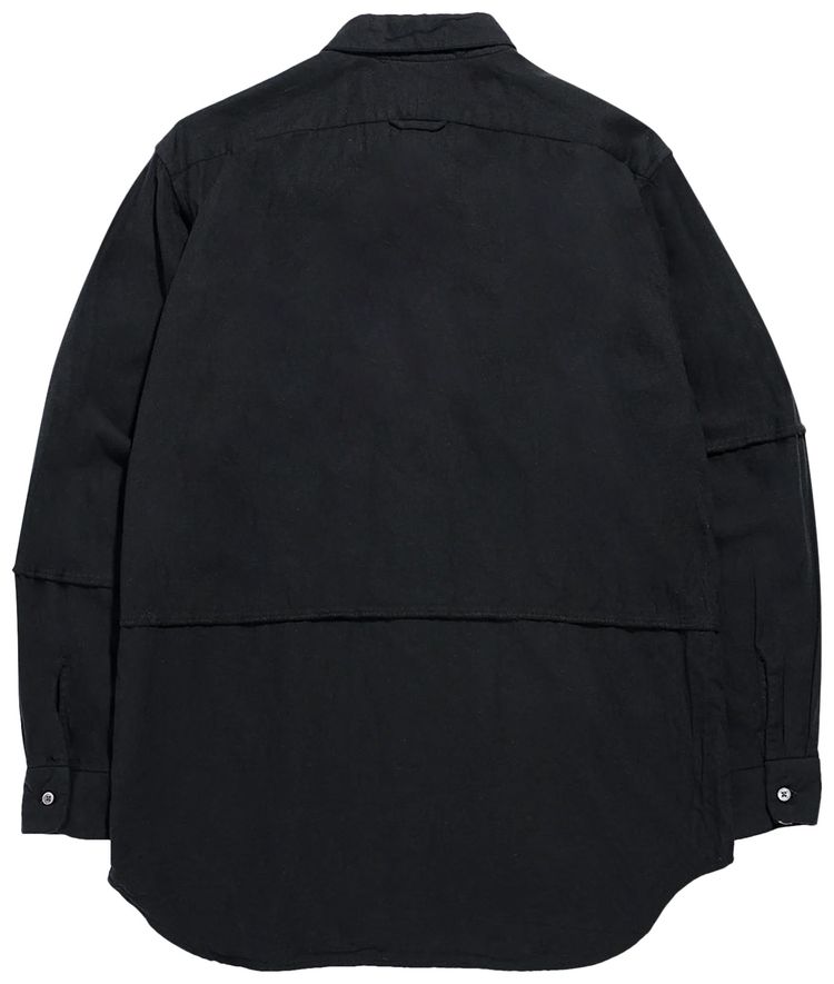 Engineered Garments Combo Short Collar Shirt Black