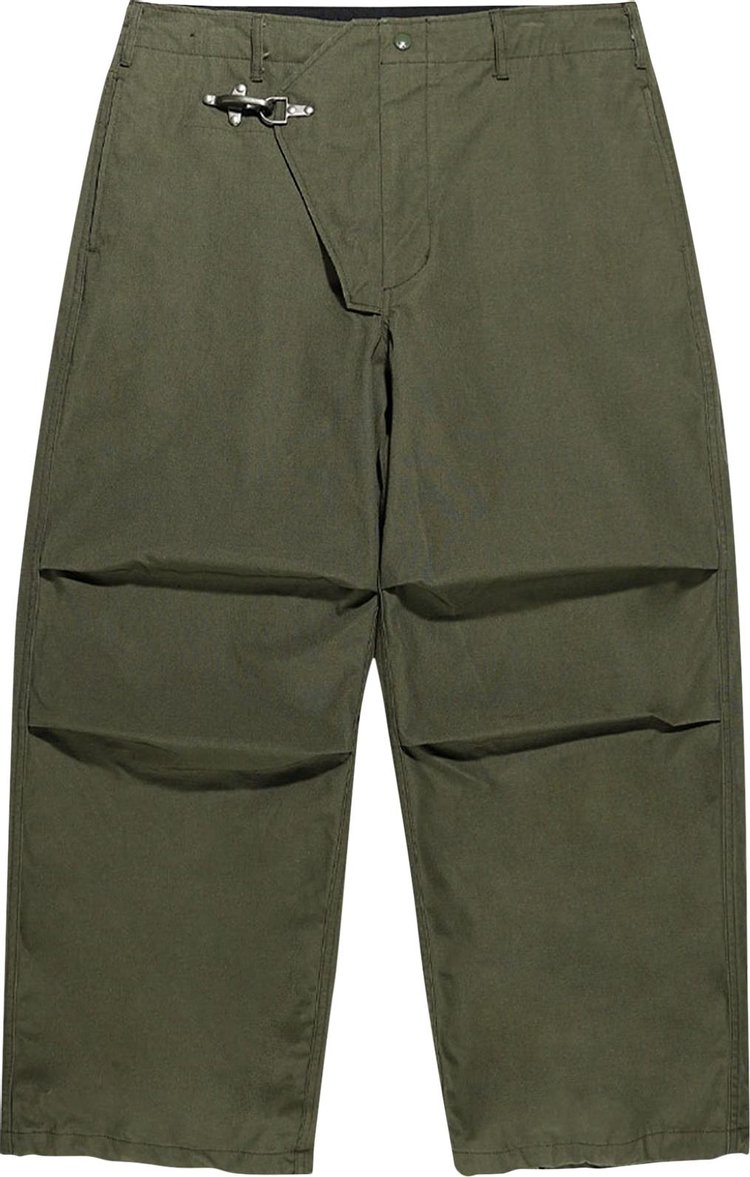 Buy Engineered Garments Duffle Over Pant 'Olive' - 22F1F028 OLIV | GOAT