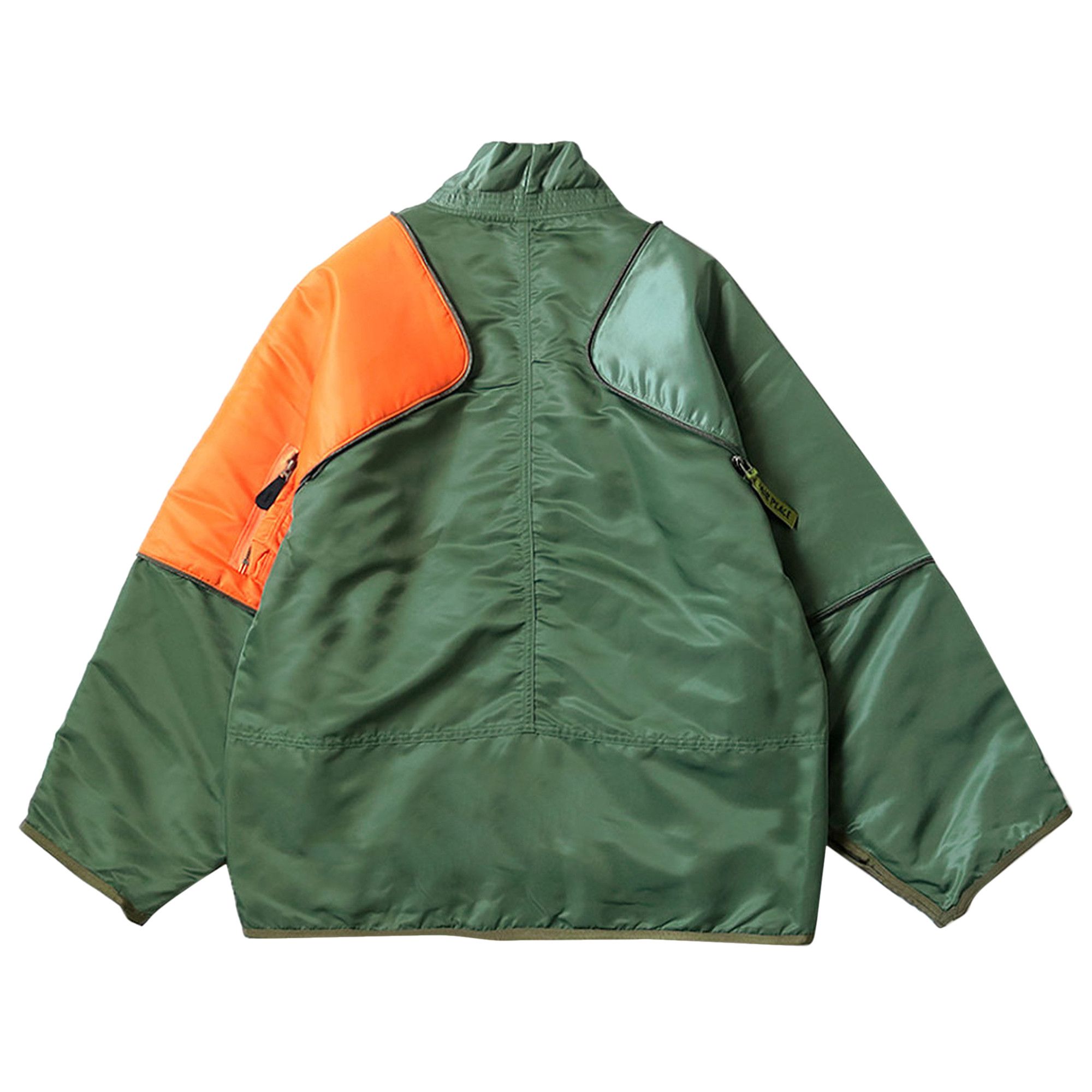 Buy Kapital MA-1 Nylon Kesa Sham Bomber Jacket 'Khaki
