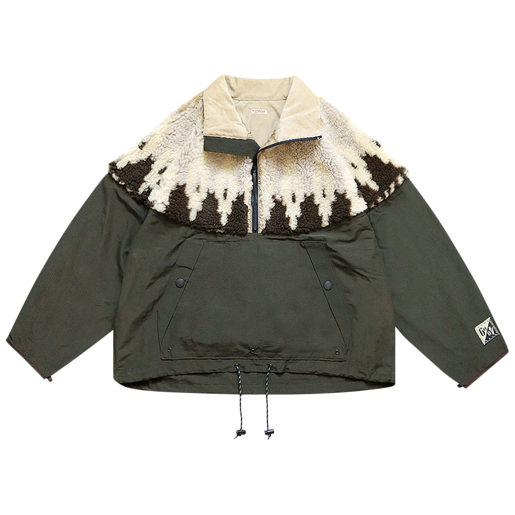Buy Kapital 60/40 Cloth x BOA Fleece Nordic Anorak 'Brown