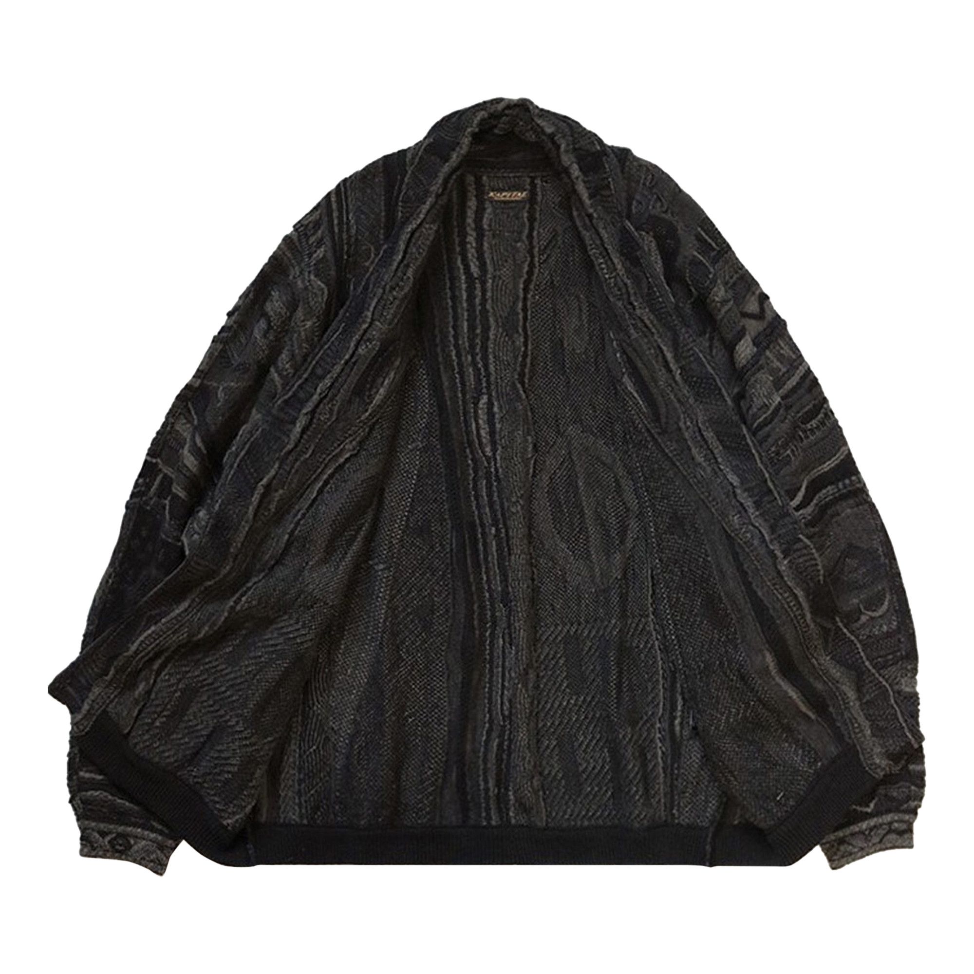 Buy Kapital 7G Boro Gaudy Cardigan 'Black' - EK 971 BLAC | GOAT