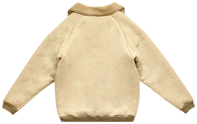 Kapital BOA Fleece Zip Alpine Pullover Ecru