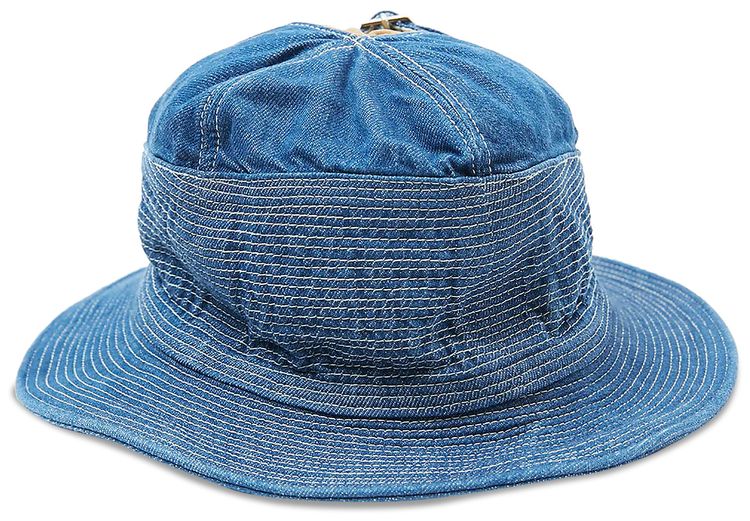 Kapital 115oz Denim The Old Man And The Sea Cap Midtone