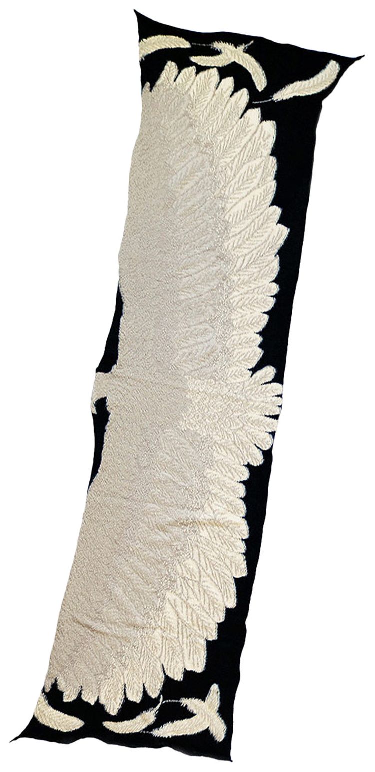 Kapital Fulling Wool Scarf Ohwashi Black