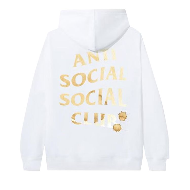 Anti Social Social Club Every Morning Every Time Hoodie White