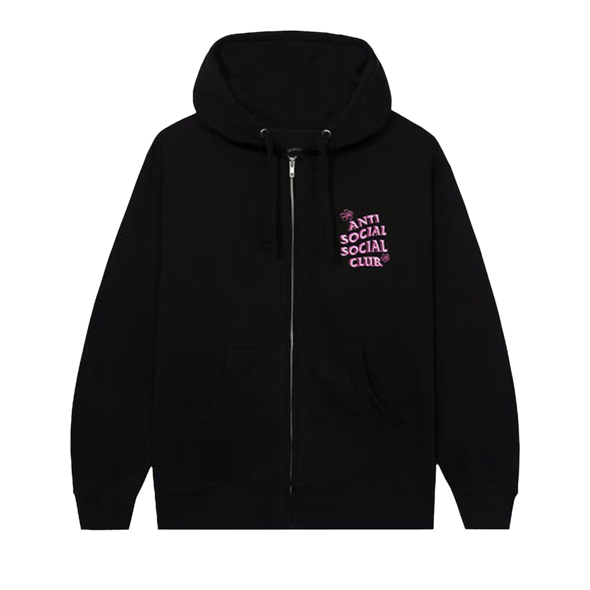 Anti social club zip up hoodie new arrivals