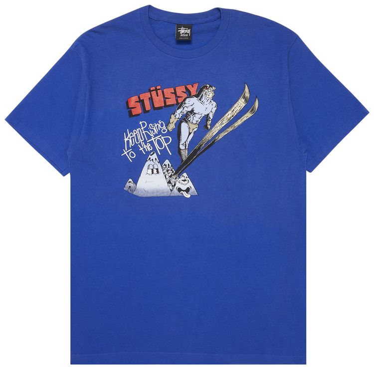 Stussy Keep On Rising To The Top Royal Blue