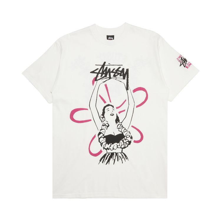 Stussy Gear Hula Dancer Tee White