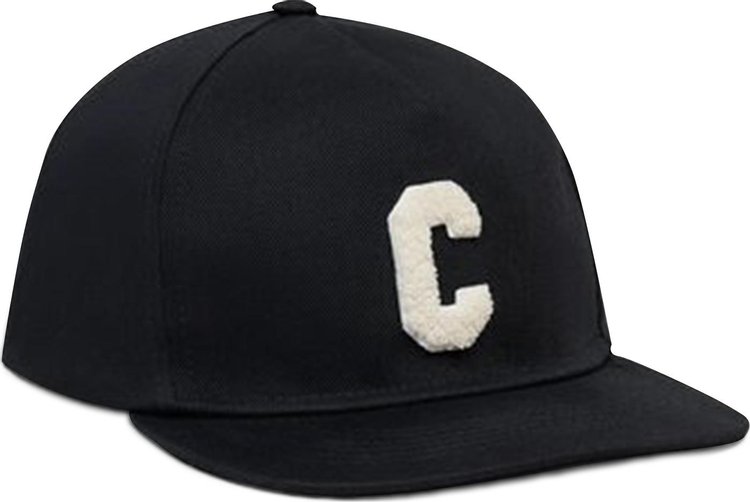 CELINE Initial Snapback Cap Black