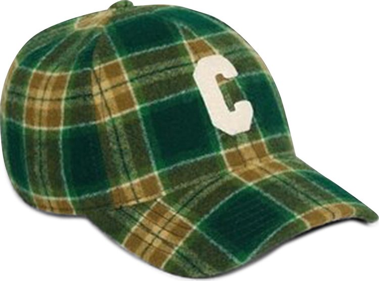 CELINE Baseball Cap 'Green/Khaki/White'