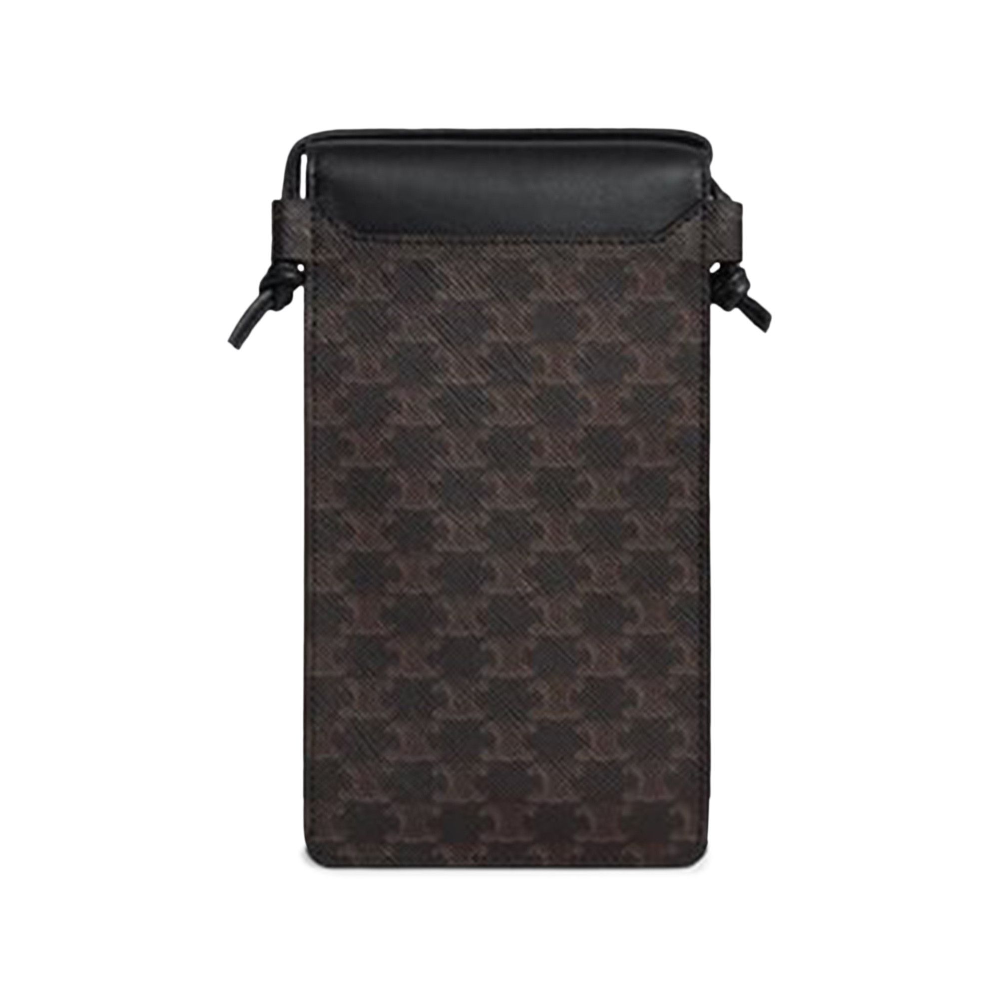 Buy CELINE Phone Pouch With Flap 'Black' - 10G332CQD 38SI | GOAT
