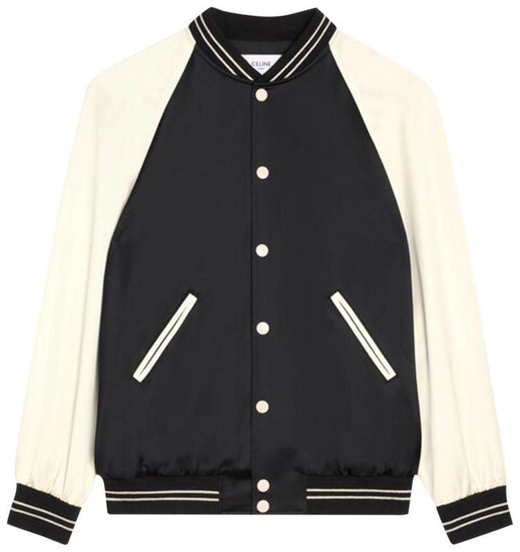 CELINE Oversized Lost Paradise Teddy Jacket Black