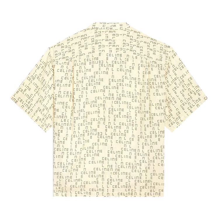 CELINE Loose Hawaii Chemise WhiteBlack