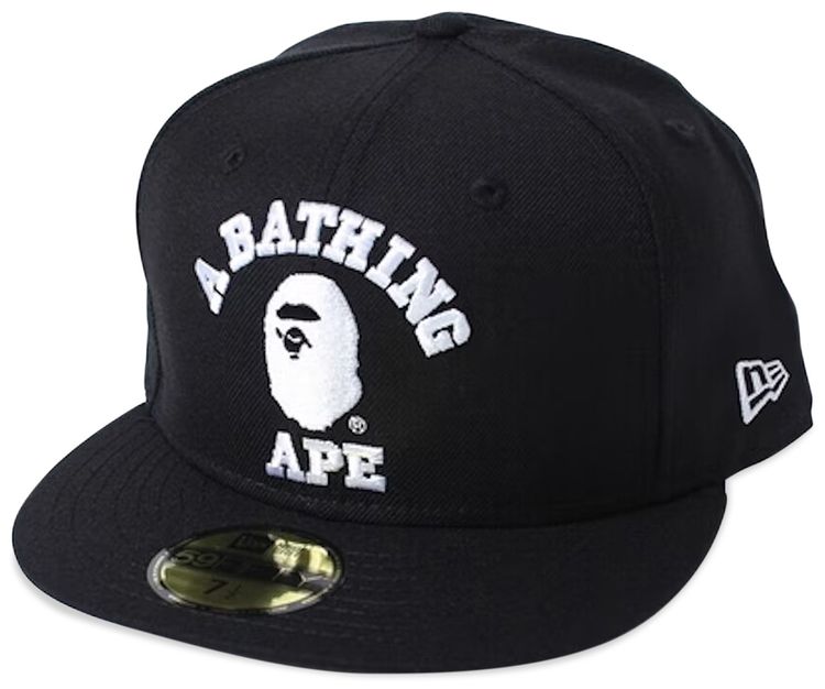 BAPE College New Era Cap Black