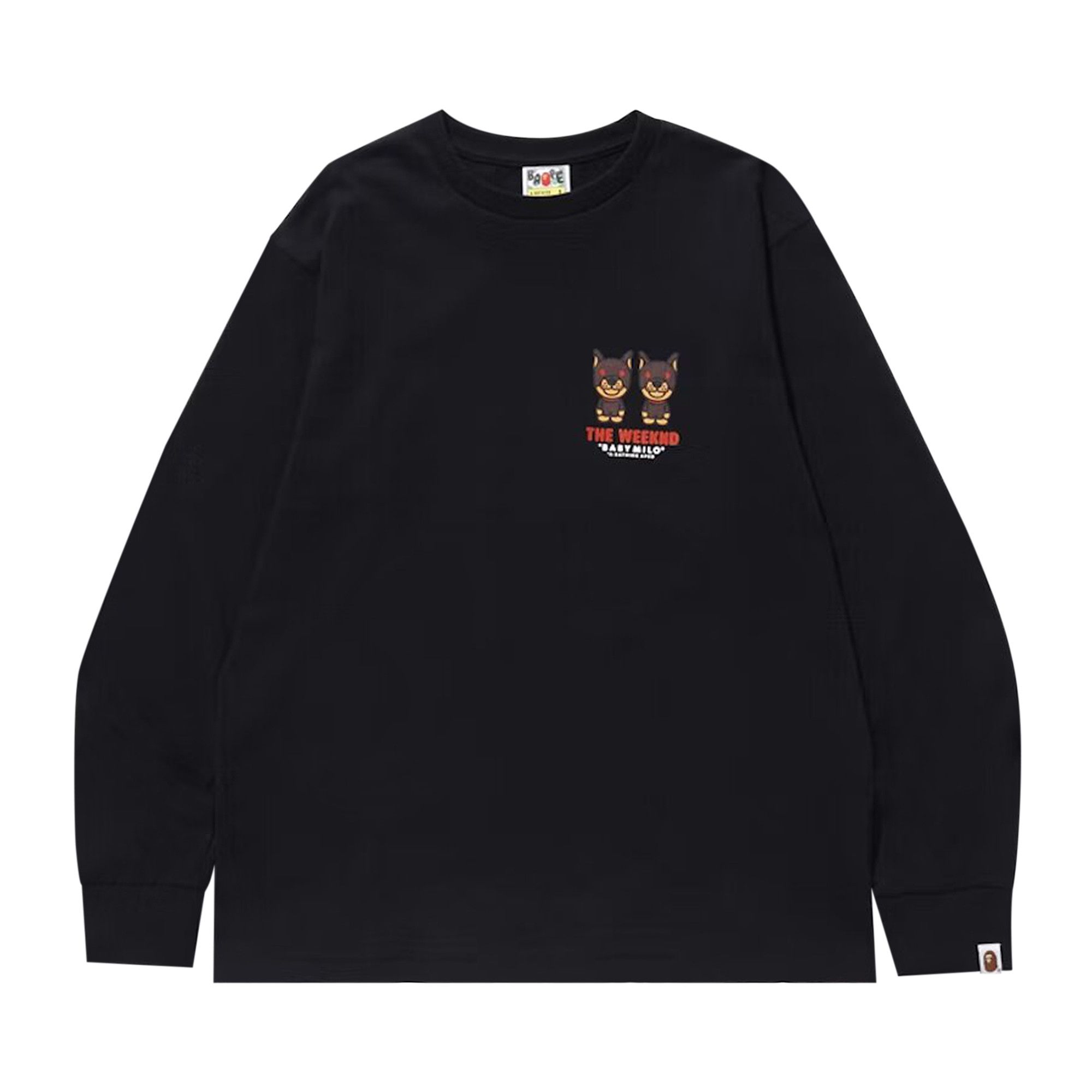 Buy BAPE x XO The Weeknd Long Sleeve Tee Black 2F73 111 924 BLACK GOAT CA