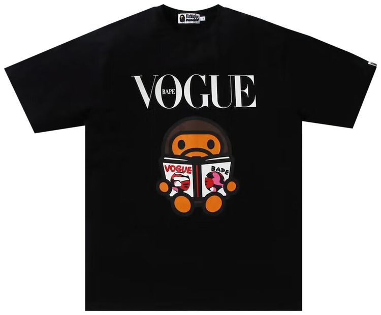 BAPE x VOGUE Baby Milo Tee Black