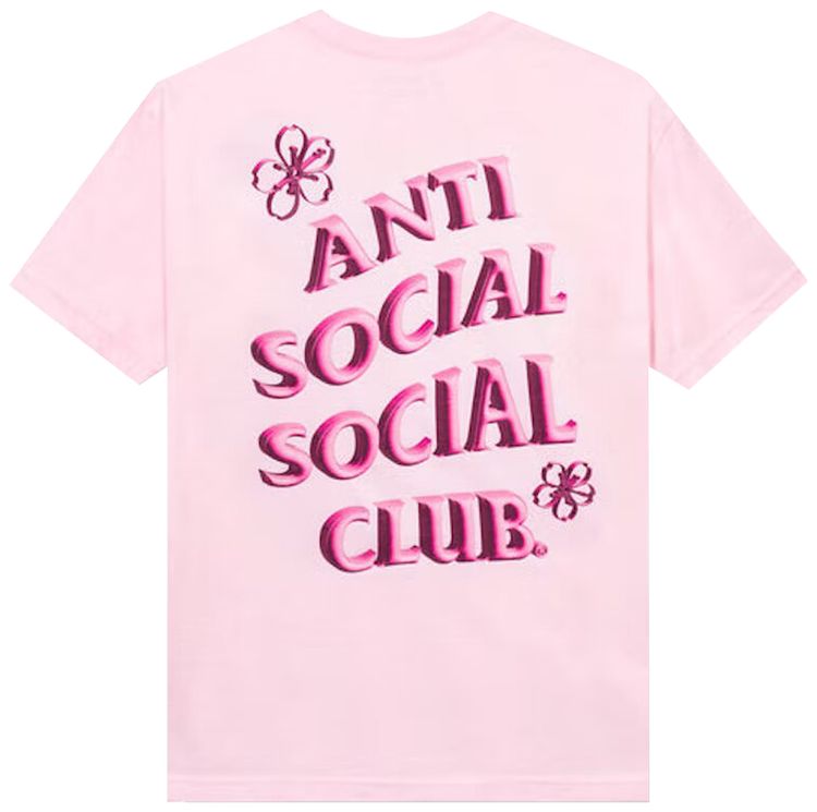 Anti Social Social Club Coral Crush T Shirt Pink