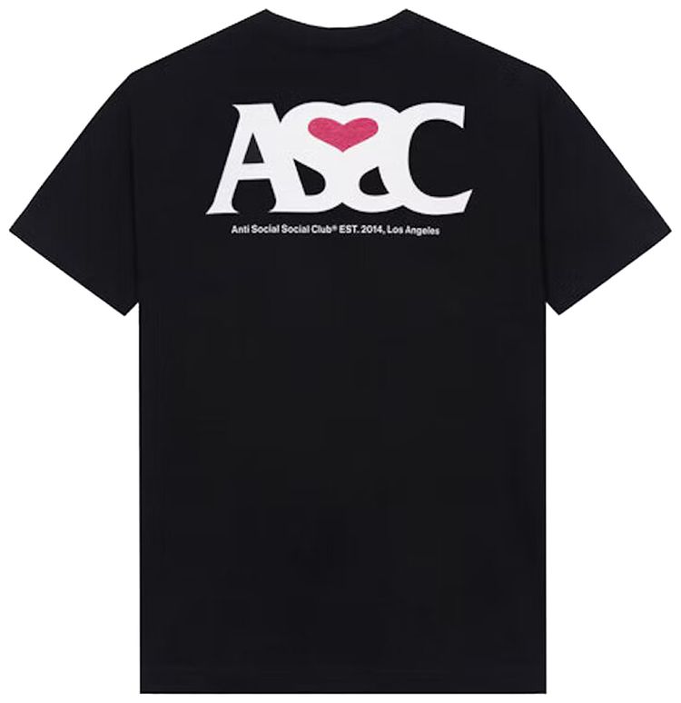 Anti Social Social Club Negative Space T Shirt Black