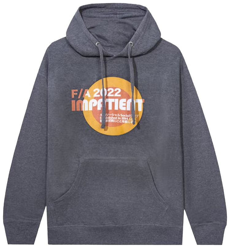 Anti Social Social Club Impatient Hoodie Heather Grey