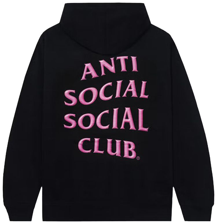 Anti Social Social Club Anti Everything Club 3 Hoodie Black