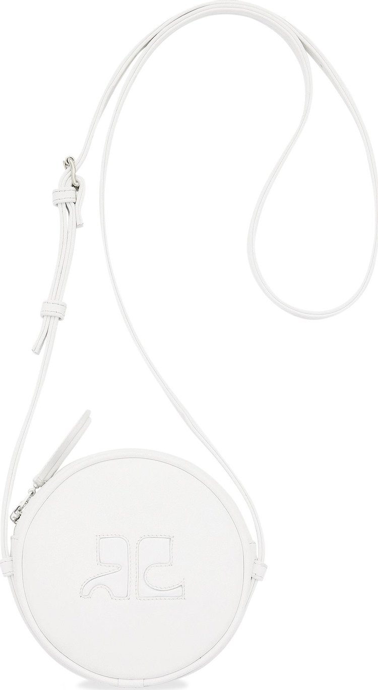 Courrèges Small Circle Bag 'Heritage White'