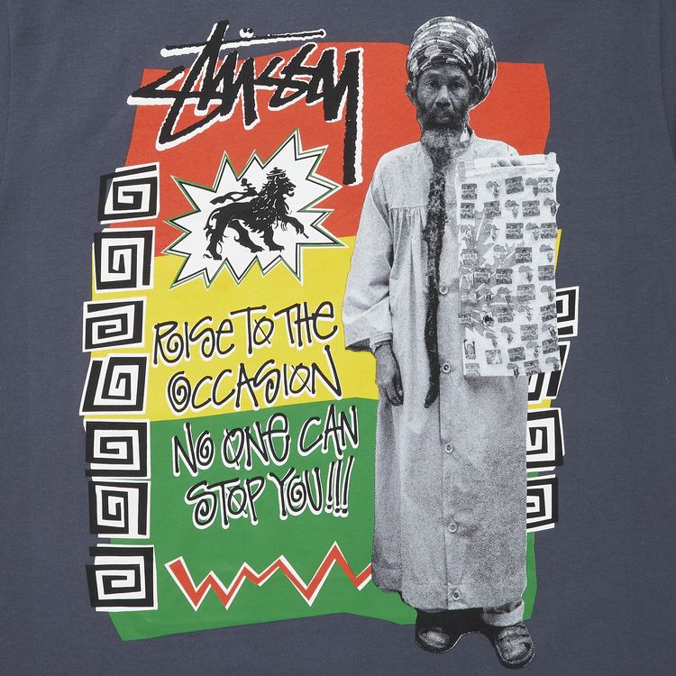 Stussy Rastafari Tee Midnight