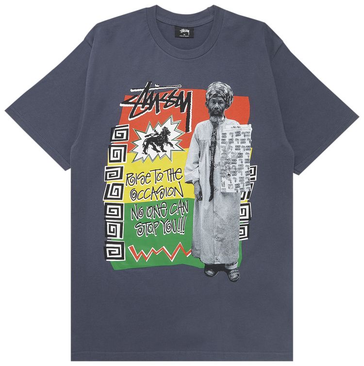 Stussy Rastafari Tee Midnight