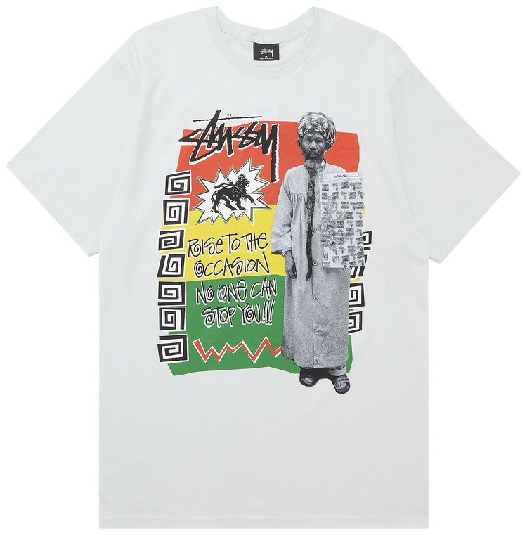 Stussy Rastafari Tee Ice Blue