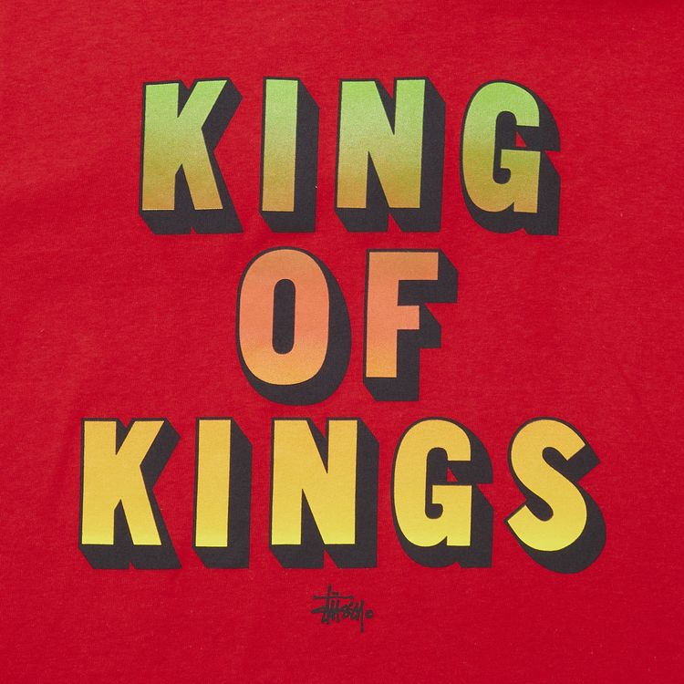 Stussy King Of Kings Tee Brite Red