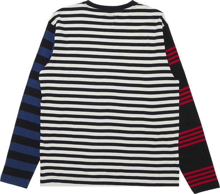 Stussy Chaos Stripe Long Sleeve Black