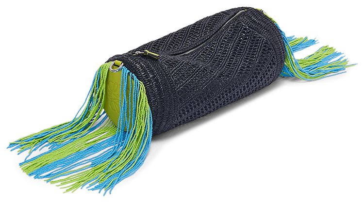 Loewe Bracelet Pouch BlackMeadow Green