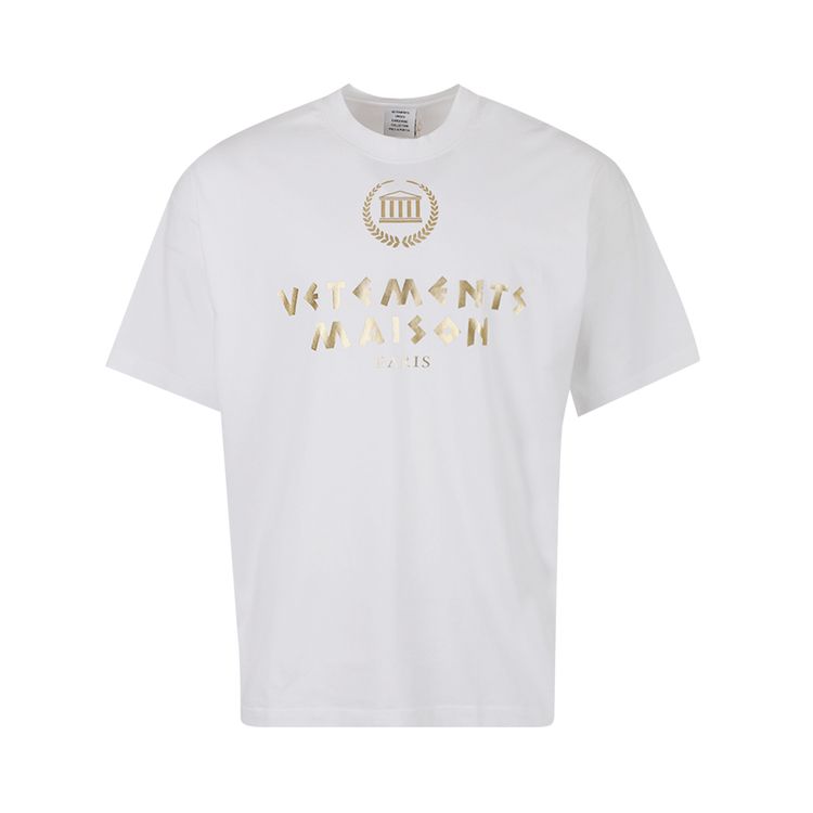 Vetements Maison Hotel Casino T Shirt White