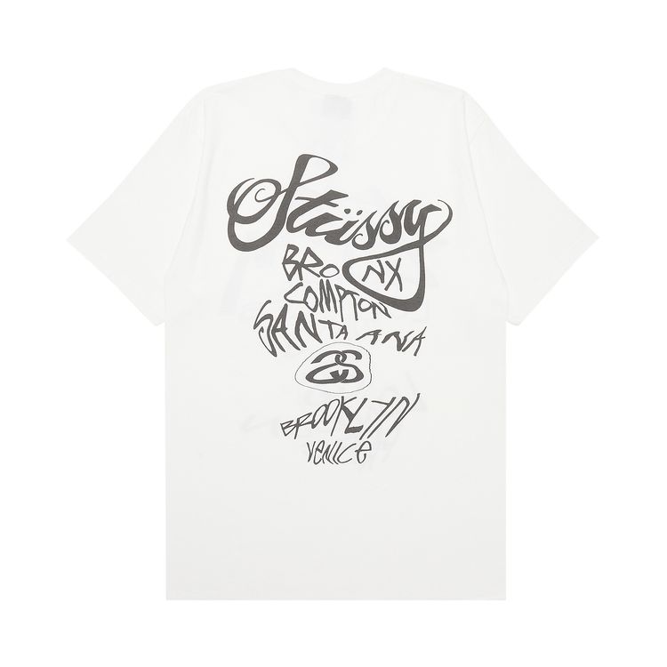 Stussy Warp Tee White