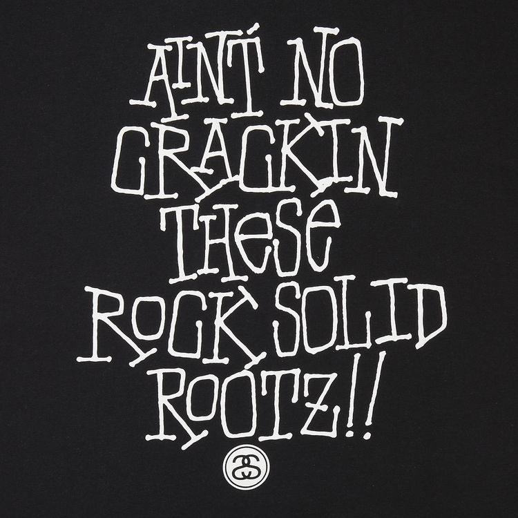 Stussy Aint No Crackin Tee Black