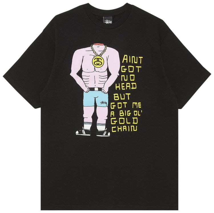 Stussy Aint Got No Head Tee Black