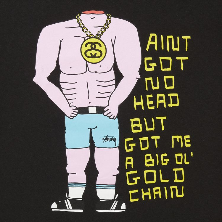 Stussy Aint Got No Head Tee Black
