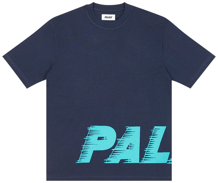 Palace Fast Wrap T Shirt Navy