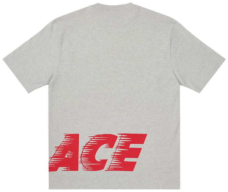 Palace Fast Wrap T Shirt Grey Marl