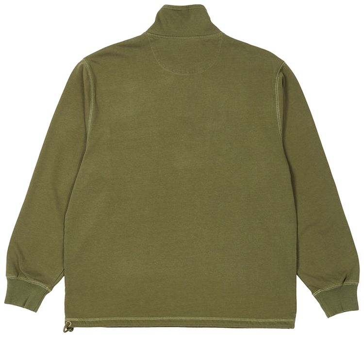 Palace 14 Zip 380 Funnel Neck Olive