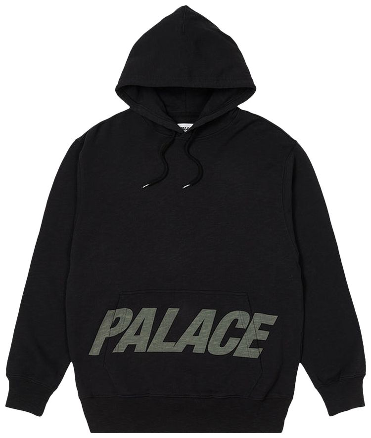 Buy Palace Pal Pocket Slub Hood 'Black' P23CS125 GOAT