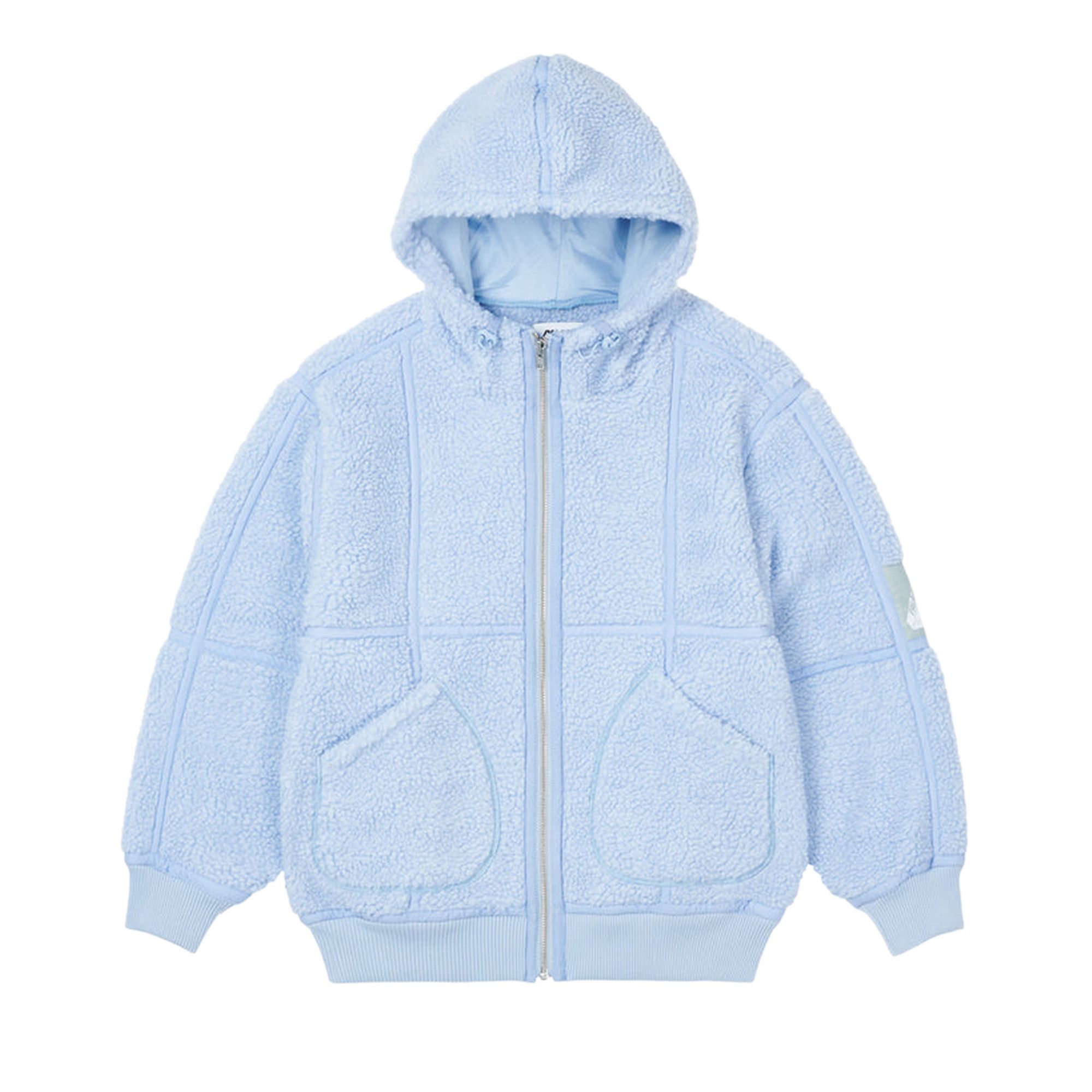 Buy Palace Sherpa Hooded Jacket Light Blue P23JK092 GOAT
