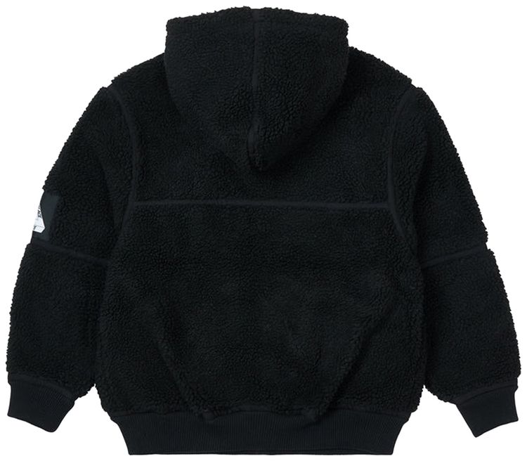 Palace Sherpa Hooded Jacket Black