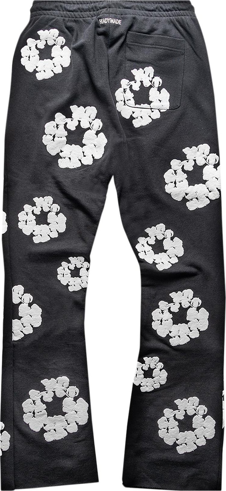 READYMADE x Denim Tears Wreath Sweatpants Black