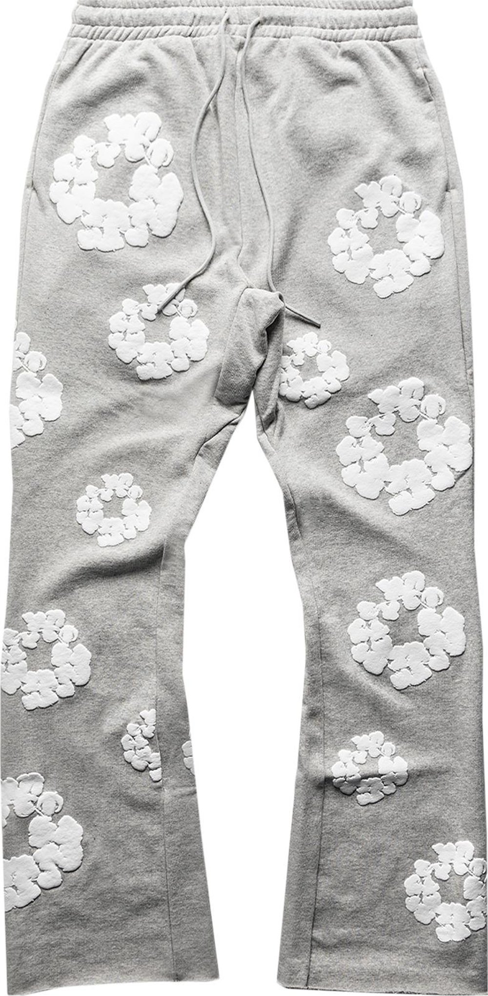 Buy READYMADE x Denim Tears Wreath Sweatpants 'Grey' - RM K01 1111 131 ...