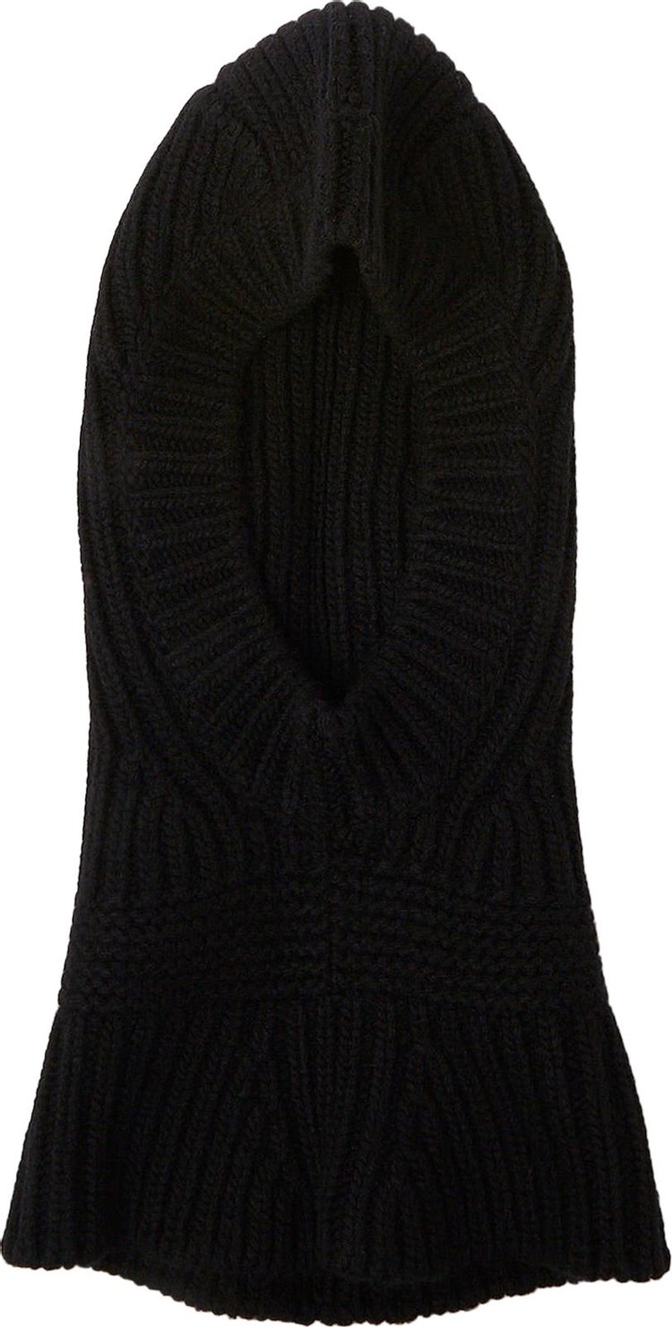Buy Miu Miu Knitted Balaclava In Black - 5HC312 2B8O F0002 | GOAT