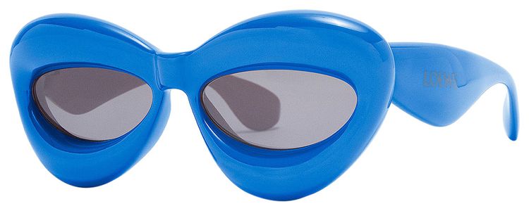 Loewe Inflated Cat Eye Sunglasses In Ink Blue