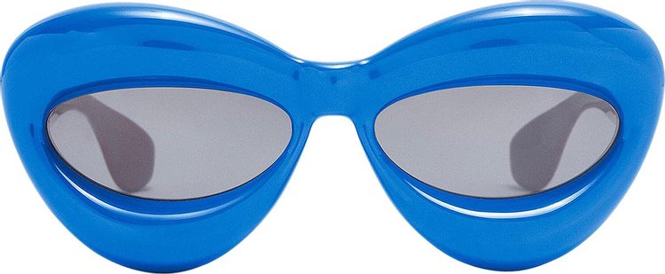 Loewe Inflated Cat Eye Sunglasses In Ink Blue