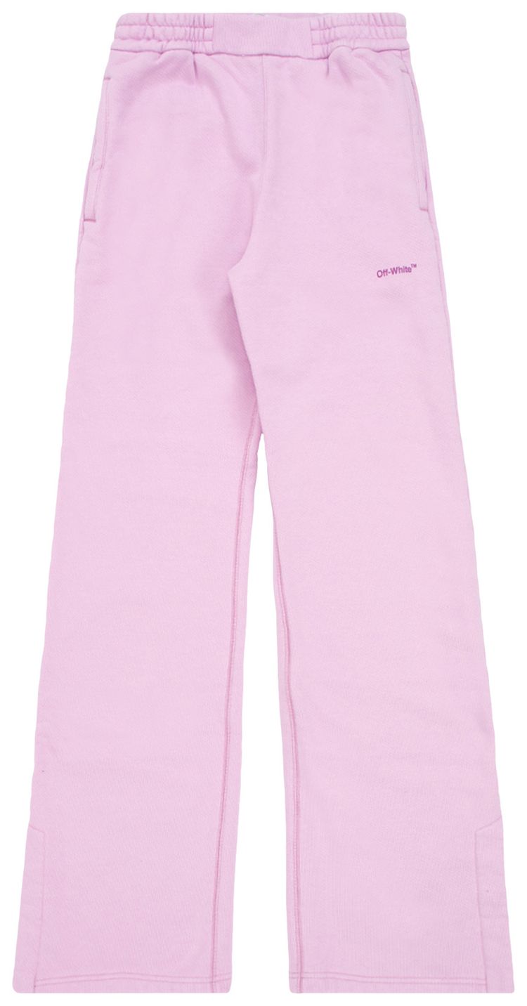 Off White Diag Tapered Sweatpant LilacFuchsia