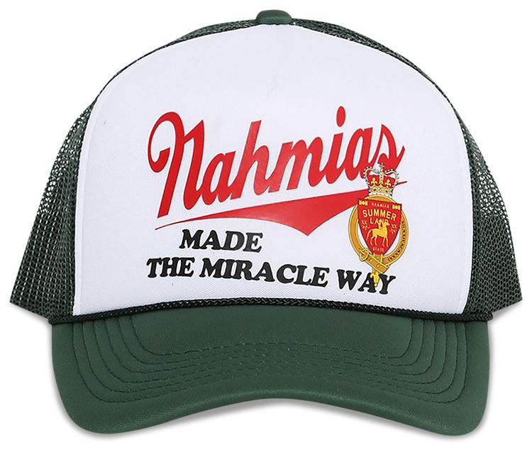 Nahmias Miller Trucker Hat Forest Green
