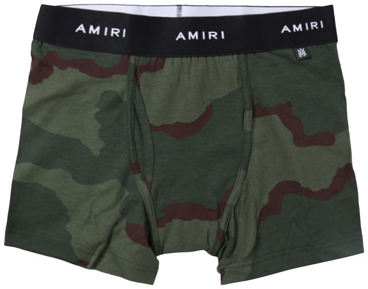 Amiri Waistband Camo Boxers OrangeBlack